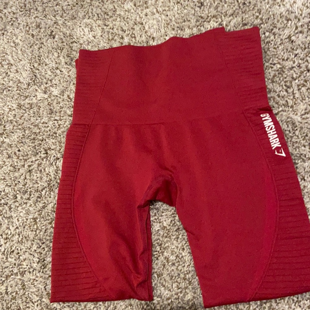 Maroon leggings Gymshark